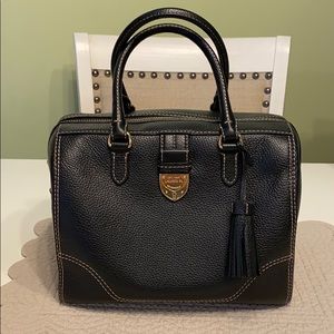 Black Leather Ralph Lauren Handbag